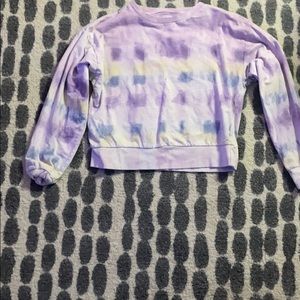 Tie dye cropped long sleeve